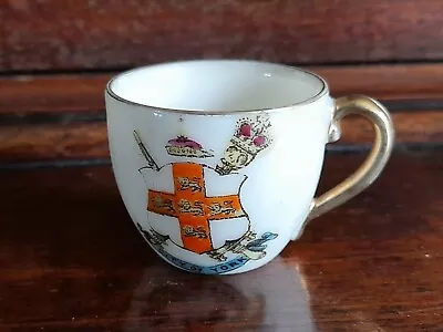 Buy Antique Crested China Ware Mini Mug Cup York Crest Unmarked • 7.99£