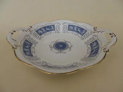 Buy Coalport Revelry Bone China Handled Blue & White Shallow Dish 9.7  Across Handle • 12.50£