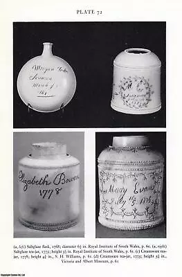 Buy Early Swansea Pottery, 1764-1810. An Original Article From The English Ceramic C • 15.49£