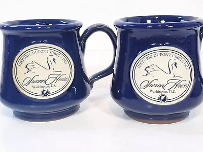 Buy Deneen Pottery Historic Dupont Circle Inn Coffee Mugs Washington DC Swan House  • 22.41£