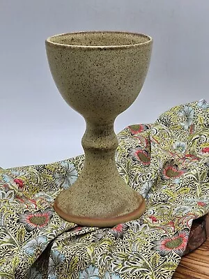 Buy Vintage Studio Pottery Medium Size Rustic-style Goblet, VGC, EB117 • 11£