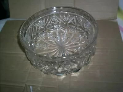 Buy Vintage Large Heavy Glass Fruit/serving  Bowl • 8£