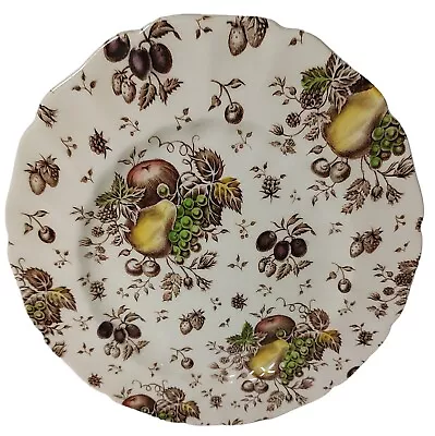 Buy Vintage Johnson Brothers Autumn Delight Hand Engraved Plate 10 In England SEE • 11.17£