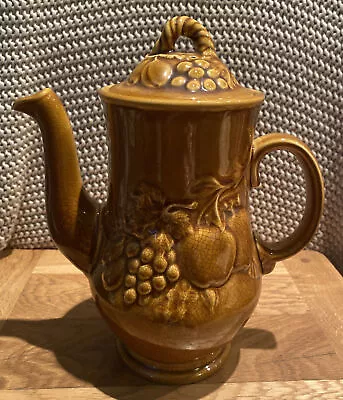 Buy Vintage Porcelain Royal Worcester Crown Ware Coffee Pot With Lid • 10£