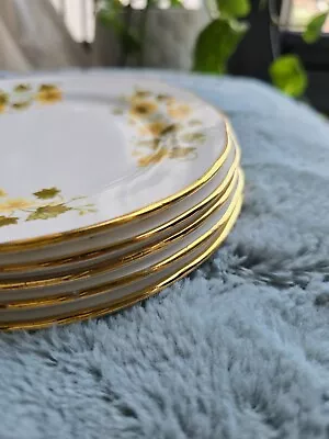 Buy Vintage Queen Anne Bone China Side Plates - 5 Pieces - Excellent Condition  • 10£