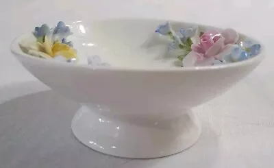 Buy Coalport Miniature 3D Flower Bowl Candle Holder, Late 20th - Early 21st Century • 9.99£