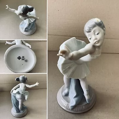 Buy Lladro Nao Porcelain Figurine, “My First Bow” 1150 Vintage • 26£