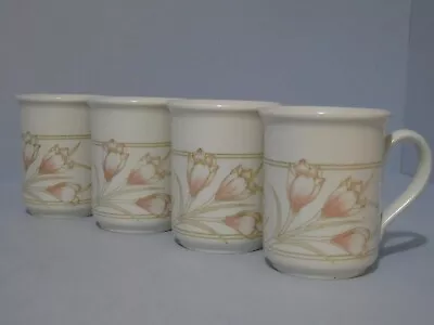 Buy Vintage Biltons Coloroll Spring Bouquet Crocus Mug Set Of Four - VGC • 17.50£