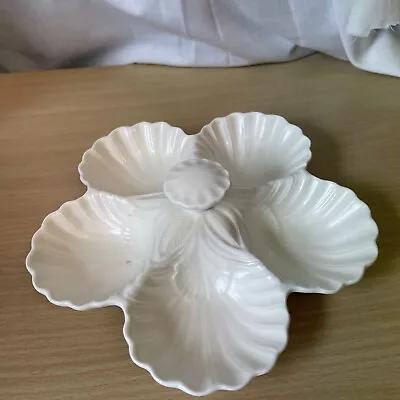 Buy Spode Velamour Creamware 5 Section Hors D'ourves Canapé Dish With Handle Vintage • 15.50£