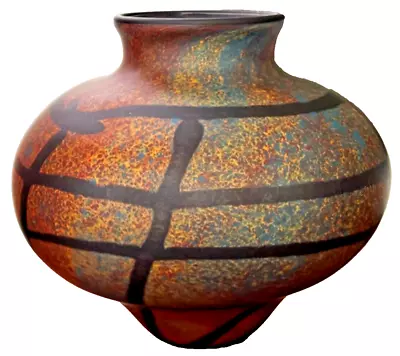 Buy 12  Ioan Nemtoi Contemporary European Studio Art Glass Karo Vessel Vase Vtg Rare • 1,307.04£