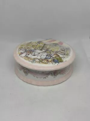 Buy Royal Doulton 1987 Jill Barklem Brambly Hedge The Wedding Large Trinket Box • 19.99£