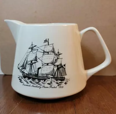 Buy Vintage Lord Nelson Ceramic Pitcher England Savanah Steam Packet Boat 4.75 X 6'' • 8.39£