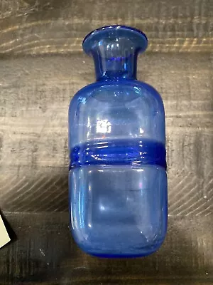 Buy Kosta Boda Glass Blue Signed Vase Vallien • 38.21£