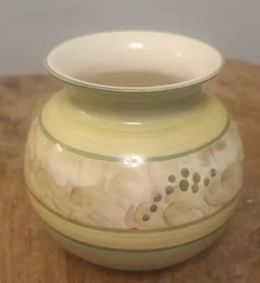 Buy Jersey Pottery Stubby Posy Bud Vase.  Hand Painted • 3.95£