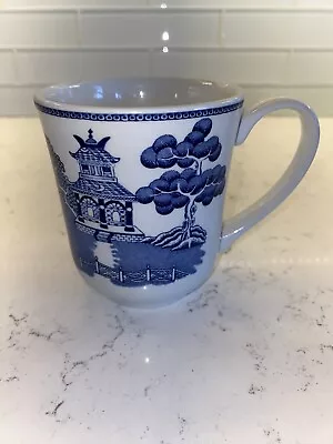 Buy 1 Vintage Blue Willow Coffee Tea Mug Made In England By Johnson Brothers • 9.32£