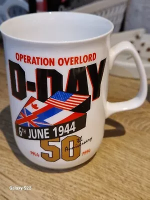 Buy Vintage Mug D Day 50th Anniversary Operation Overlord WW2 James Dean Fine China. • 10£