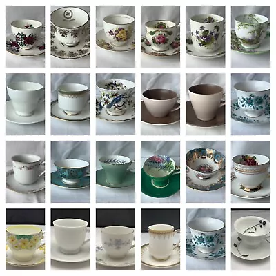 Buy Vintage China Tea Cups And Saucers  - Choice- 99P - £14.95 • 4.95£
