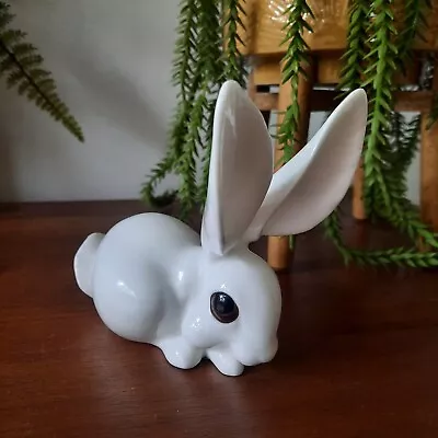 Buy Vintage Royal Osborne Long Eared White Rabbit Bone China Ornament Figure 1414 • 10£