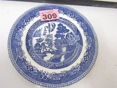 Buy Victoria Porcelain Fenton England Willow Pattern Blue Side Plate (309)(Q) • 4.99£