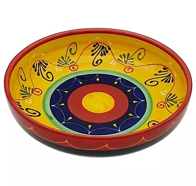 Buy Large Round Dish Serving Bowl  30 Cm X 7 Cm Spanish Handmade Ceramic Pottery • 28.99£