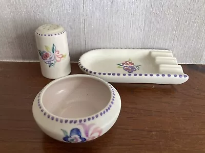 Buy Poole Pottery Ash Tray, Pepper Pot & Trinket/Pin Tray - All Perfect • 6£