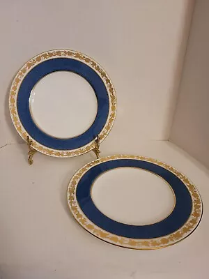 Buy Wedgewood Whitehall Powder Blue 2 Dinner Plates W3993 • 32.68£