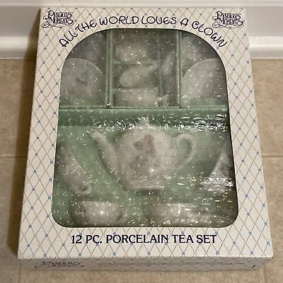 Buy Vtg 1985 Precious Moments 12 Pc Porcelain Tea Set • 37.34£