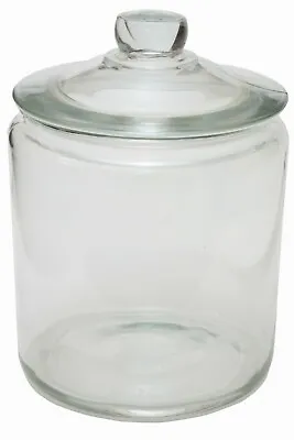 Buy Large 6l Glass Biscotti Jar / Cookie Jar / Sweet Jar For Snacks & Biscuits W/lid • 22.99£