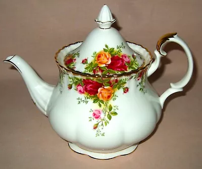 Buy Royal Albert Old Country Roses Large Teapot, English First Quality, Excellent • 42.95£