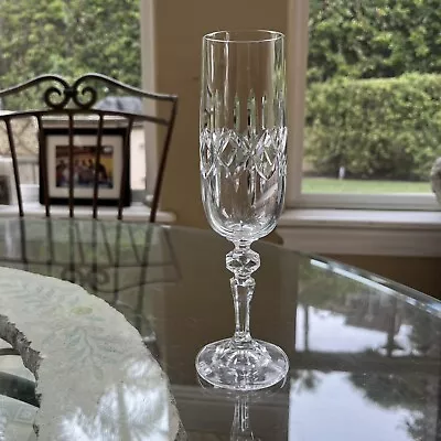 Buy Royal Irish Cross Cut Crystal Champagne Flute Glass Vintage 8 1/2  Price Per Ea/ • 13.98£