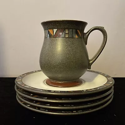 Buy Denby Marrakesh Large Mug & 4 Saucers  • 19.99£