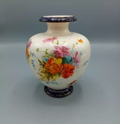 Buy Antique Vintage Royal Doulton Burslem Vase Jar Flower Painted FLT16-JR • 9.99£