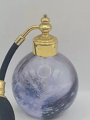 Buy Beautiful Vintage Lilac Caithness Glass Patterned Perfume Atomizer Bottle • 19.99£