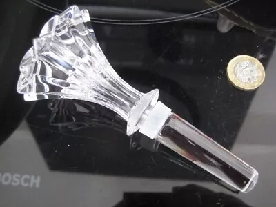 Buy Stuart Crystal Cut Glass Starburst Design Wine Bottle / Decanter Stopper • 22.99£
