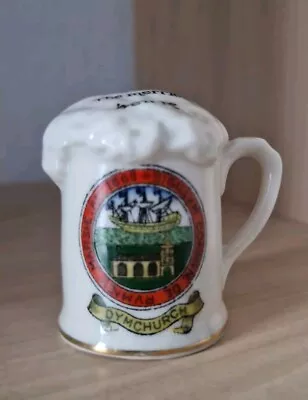Buy Dymchurch Coat Of Arms Arcadian Crested Ware Foaming Beer Tankard With Motto • 3.99£
