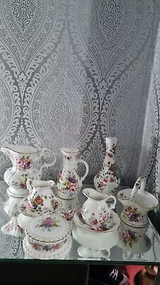 Buy Large Collection/job Lot Fine Bone China Fenton To Include Jugs,vase And More • 13£