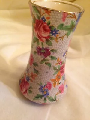 Buy Royal Winton Old Cottage Chintz Small Vase Height 9cm Antique Vintage • 20£