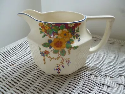 Buy Vintage Nelson Ware Water Jug With Floral Decoration • 19.99£