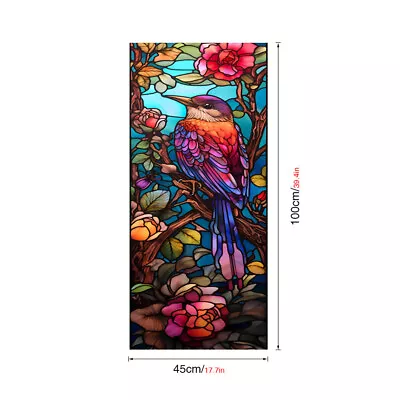 Buy Frosted Window Film Privacy Static Cling Stained Glass Film Decor Window Sticker • 8.89£