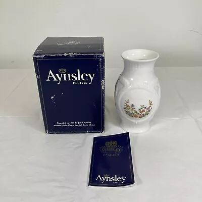 Buy Aynsley Cottage Garden Spill Vase Bone China England Boxed Exclusive Excellent • 14.99£