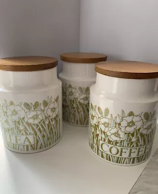Buy Hornsea Pottery Vintage ‘Fleur’ Storage Jar Set • 15£
