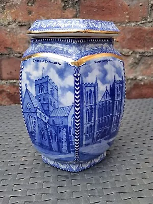 Buy Large Vintage Wade Pottery Storage Jar North East Cathedrals  • 18£