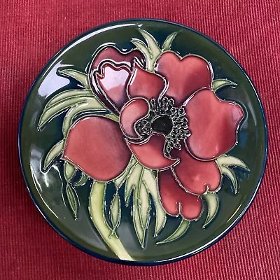 Buy Moorcroft Anemone Pin/decorative Bowl. Emma Bosson 2003. • 86.02£