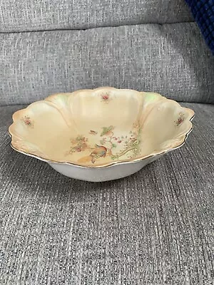 Buy Decorative Crown Ducal Ware Fruit Bowl Depicting A Bird Of Paradise In A Tree  • 10£