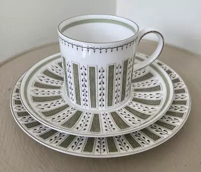 Buy Susie Cooper Bone China Persia Coffee Trio (Coffee Cup Can, Saucer, Side Plate) • 9.99£