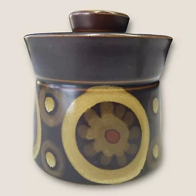 Buy Denby Arabesque Gill Pemberton 60's Stoneware Lidded Sugar Cruet Pot GRADE A • 12.95£