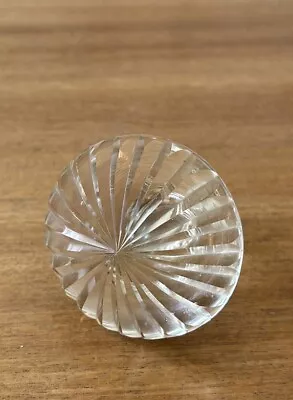 Buy Vintage Cut Glass Mushroom Decanter Stopper Cut Glass (See Description For Size) • 1.99£