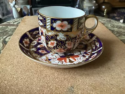 Buy Royal Crown Derby Antique 1903 IMARI 2451 Coffee Cup And Saucer VGC • 5£