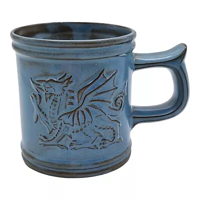 Buy Tyn Llan Studio Art Pottery Wales Dragon Design Mug / Tankard Mint Condition • 12.99£