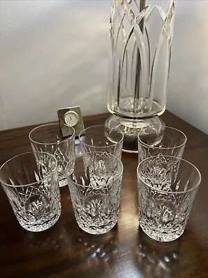 Buy Set Of 6 Waterford Crystal Lismore 3½   5oz Flat Tumblers / Glasses • 80£